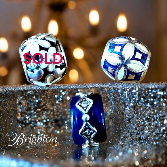 BRIGHTON Floral, Crystal, Resin Charms $20 each - Picture 1 of 10